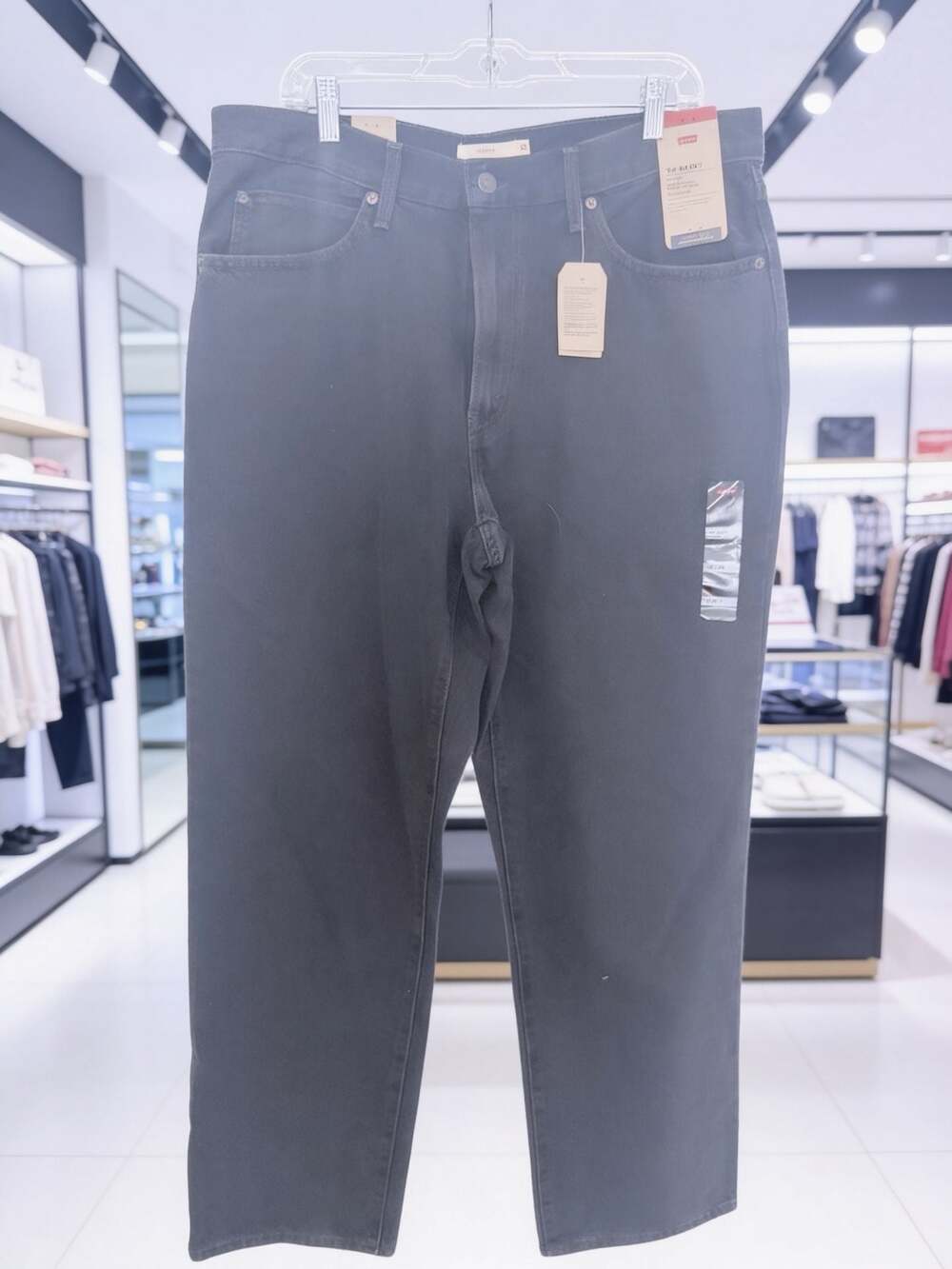 Levi's '94 Baggy Mid-Rise Straight Leg Jeans in Black 33 X 31